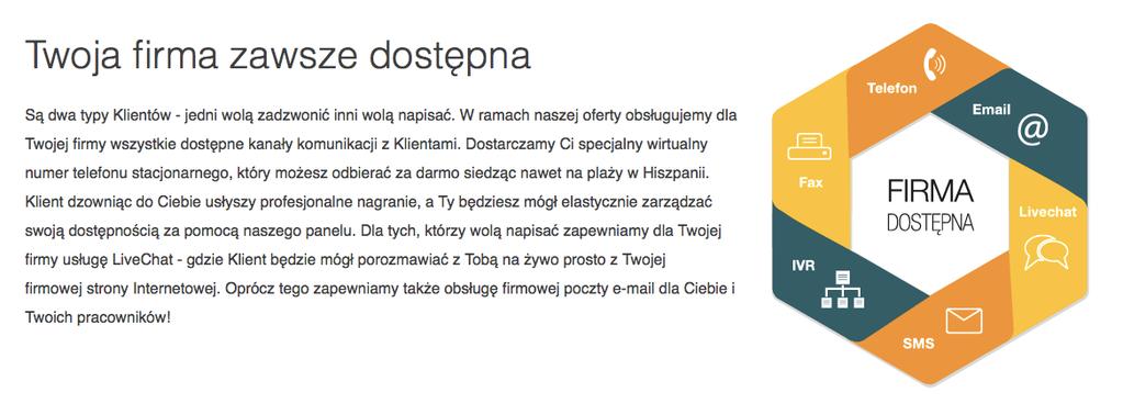 abonamentowych, w oparciu o ich własną domenę Internetową oraz responsywną stronę www, zbudowaną z uwzględnieniem