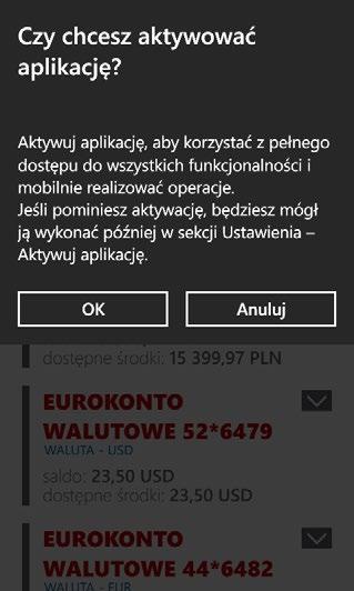 przelewy jednorazowe). PIN może mieć długość od 6 do 10 cyfr. W kolejnym kroku pobierz i wprowadź bezpłatny kod SMS w celu potwierdzenia aktywacji aplikacji.