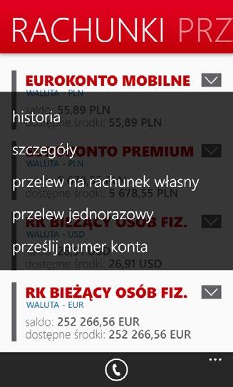 , sprawdzać kursy walut, informacje giełdowe oraz ofertę Banku, a także przetestować wersję demonstracyjną