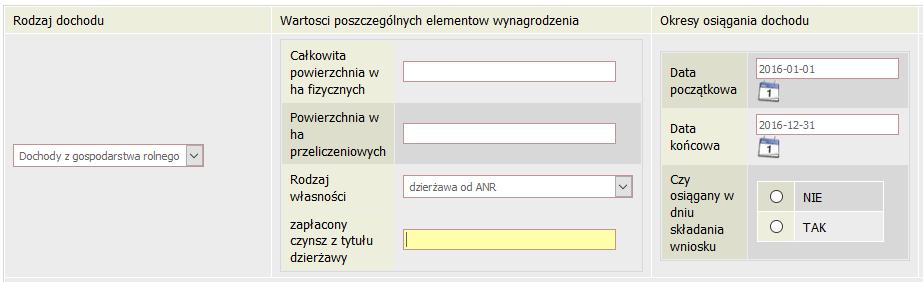 Rysunek 22 Pamiętaj! Do wniosku dołącz umowę dzierżawy ziemi z wyszczególnioną kwotą czynszu.