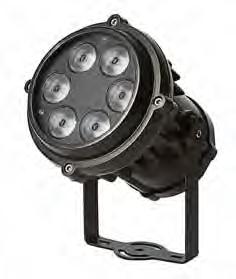 PAR LED 6 x 10W IP 65 PAR LED 12x10 W IP 65 PAR LED 6x10 W IP 65 wodoodporna lampa LED PAR: stopień