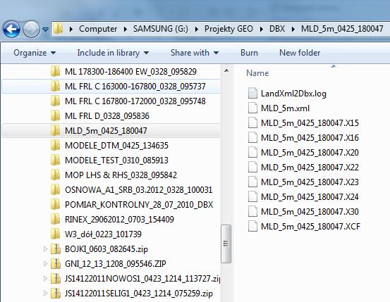 kontrolera lub poprzez kartę/pendrive kontrolera/instrumentu DBX Pliku XML (jeden plik z całą zawartością)