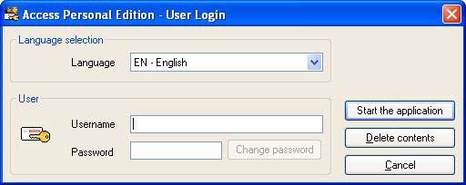 Access Personal Edition Zastosowanie pl 41 5.3 Logowanie Zalogowanie w oknie dialogowym wymaga podania zarówno nazwy użytkownika jak i hasła. Illustracja 5.