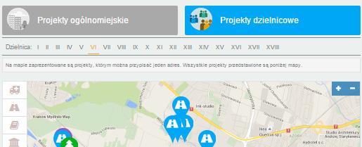 oraz dzielnicowe wraz z rozbiciem na