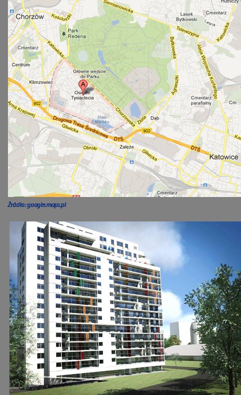 Projekty planowane do uruchomienia w 2015: Nowe Tysiąclecie, Etap II Projekt Nowe Tysiąclecie Lokalizacja Katowice Liczba mieszkań II etap 125