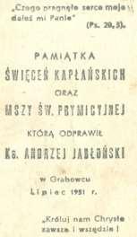 Wikariusz parafii Świętego Krzyża w Zamościu 862, Krasnobród 863 (1955-1960), katededralnej św. Jana w Lublinie 864 (1960-11.02.1967).