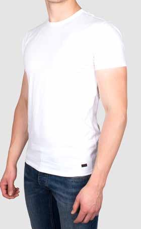 T4 T-SHIRT LOGO Wygodny i elastyczny, klasyczny T-shirt z logo Dunderdon.
