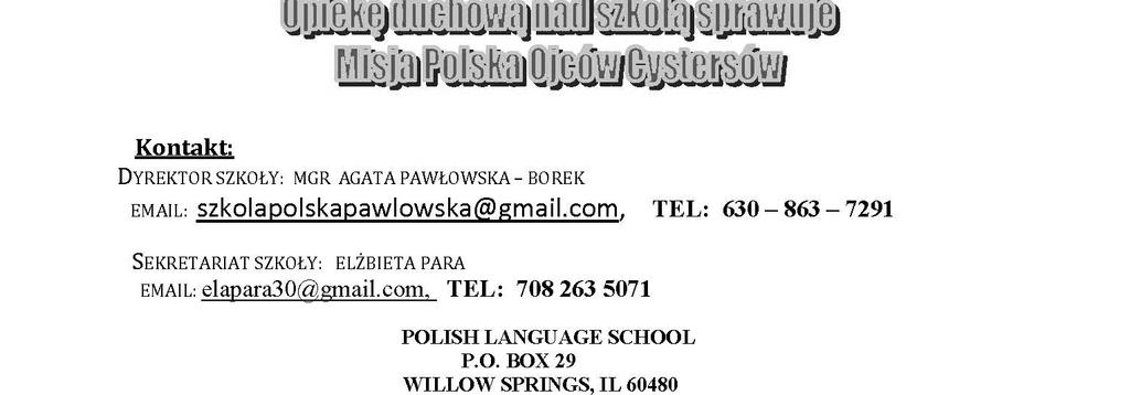 8:00 rano. Bóg zapłać! Grupy Wsparcia dla osób z chorobami Nowotworowymi oraz dla ich bliskich Informacje w Zrzeszeniu Amerykańsko Polskim dzwoniąc na numer 773 282 8206 wew.