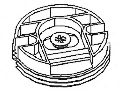 Wkręt(US 031.03) 03xl6mm 12szt. Kołek 12szt.