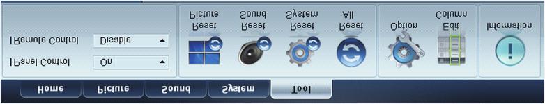 3 Korzystanie z programu MDC 3.3.12 Ustawienia narzędzi 1 2 3 4 1 Bezpieczeństwo Panel Control Włącza lub wyłącza ekran urządzenia. Remote Control Włączanie lub wyłączanie zdalnego sterowania.