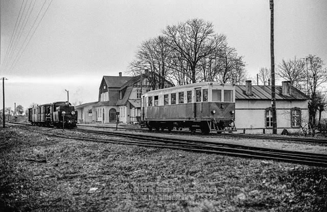 Gryficka Kolej Dojazdowa 1. Stacja w Rewalu w 1977 r. 3.