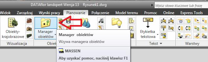 Operację uruchomienia na prawach administratora należy przeprowadzić w pierwszej kolejności dla DATAplants, SketchUp i Adobe Photoshop (jeżeli są zainstalowane) a następnie należy uruchomić LANDXPERT