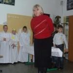 14 XII 2012 r. uczniowie postanowili wraz z wych. Hanna Kozłowską odwiedzić z przedstawieniem przedszkole.