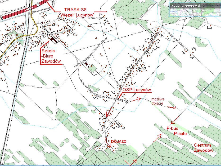 LUCYNÓW MAPA NAGRODY W klasyfikacji Mistrzostw Polski w Rowerowej Jeździe na Orientację zgodnie z przepisami PZOS medale i dyplomy za każdy dystans.