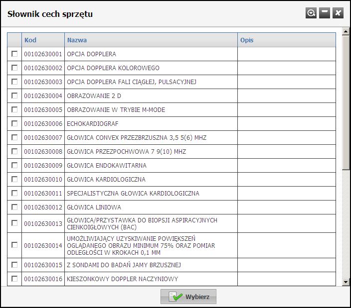 139 Słowniki Sł o wni k ce ch sp r z ę tu Słownik wyposażony jest w filtrowanie wyświetlanej zawartości.