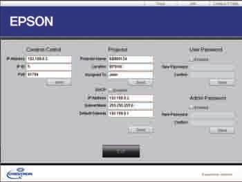 Crestron RoomView 207 A Power Włącznie lub wyłącznie projektor. B Vol-/Vol+ A/V Mute Umożliwi regulcję głośności. Włącz i wyłącz dźwięk i wideo.