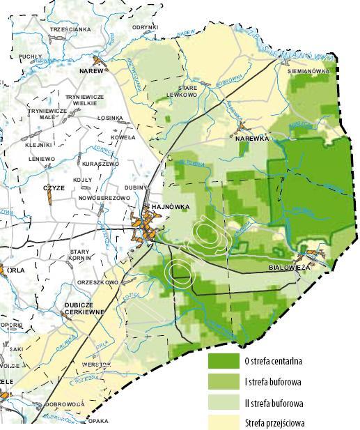 Ponadto w 1976 roku Białowieski Park Narodowy został uznany za Rezerwat Biosfery (w 2005 r. rozszerzono Rezerwat po stronie polskiej).