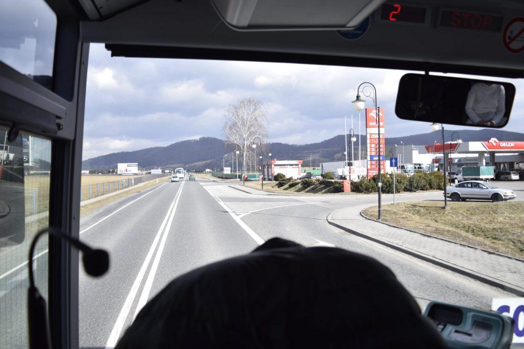 Nawet nie wiem, kiedy dotarliśmy do Brzeska, potem autostradą do Krakowa.