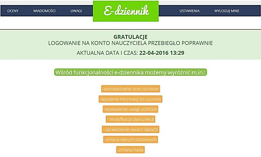 funkcjonalności, której zakres uwarunkowany jest rodzajem zarejestrowanego użytkownika.