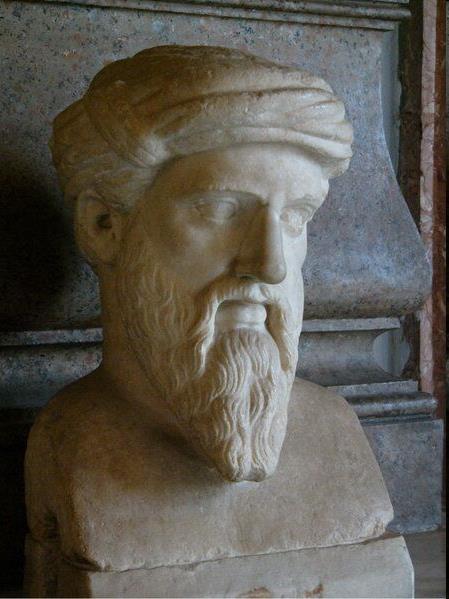 LICZBY RZECZYWISTE: Pitagoras (gr. Πυθαγόρας, Pythagoras), (ur. ok. 572 p.n.e.