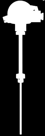 192 F) Do montażu ze wszystkimi dostępnymi osłonami termometrycznymi Wymienny wkład pomiarowy Wersja z ochroną przeciwwybuchową Opis Termopary tej serii mogą być łączone z wieloma modelami osłon