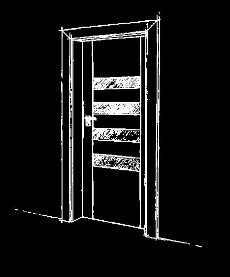 DRZWI WEWNĘTRZNE DRE / SARA ECO Drzwi Sara Eco to innowacyjne rozwiązanie pozwalające na kreatywne projektowanie wnętrz, z