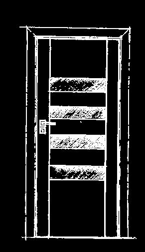 Konstrukcja drzwi Sara Eco obejmuje: 1.