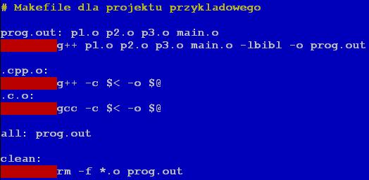 Krótsza wersja, korzystająca z reguł wnioskowania (inference rules). Reguły wnioskowania mówią jak otrzymać wszystkie pliki jednego typu z plików drugiego typu, np. "Aby otrzymać potrzebne pliki *.