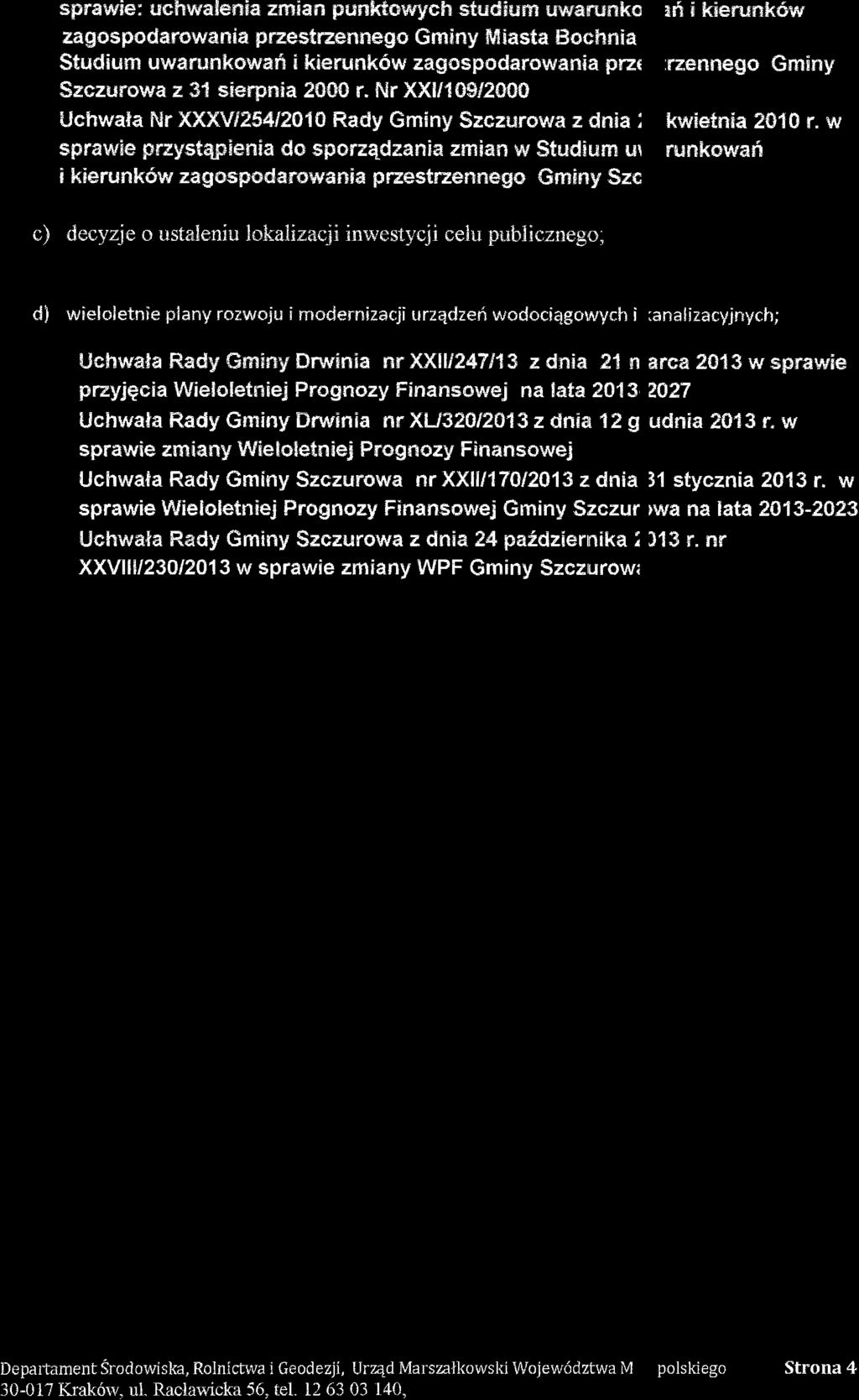 splawie : ushw*tert* * zryris n Firnffi swycf: st-daim uwens*k* za gos po dar*w+n ia przestrz*nft ego Gmi ny *6 iasta floc h n ia Studium uwer*nkow*ri i kierunk6w zagospodarowania przt $zczurowa z