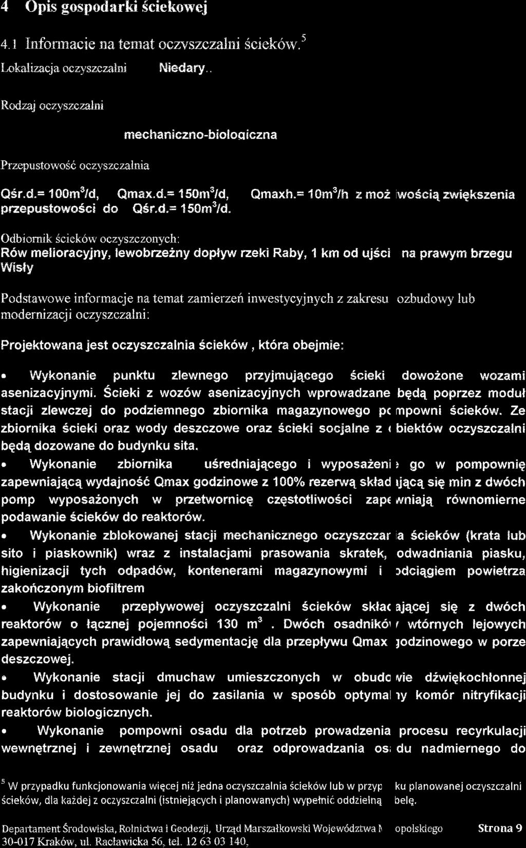 4 Opis gasporlarki feiek*wej 4.1 {i}foflr:a*is ::a tere}at r:*zvszcza}ffi $*iek+lr'.5 L,okel izacj a oc zt'szczal ni?hiedary.