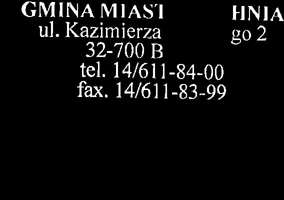 ko/stanowisko/tel./fax osoby wskazanej do kentaktcwania sig w sprawach zhshs Podpisy osohy upowainionej do reprezentowania Wni kodawc 1 9 l',t 2013 data" imie i nazwisko D A57 GMIA MIAS'I ul.