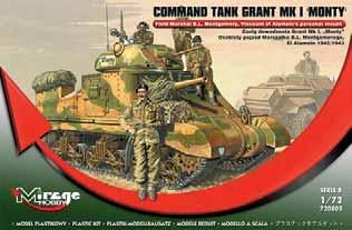 728005 seria 8 729001 Czo g dowodzenia Grant Mk I Command Tank Grant Mk I, Czołg Âredni M3,