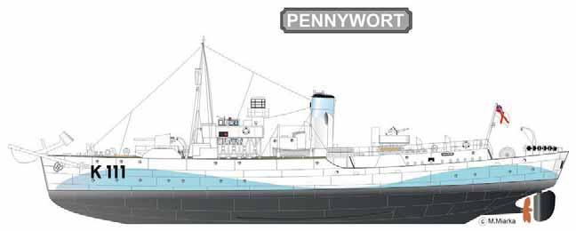 Spiraea HMS Pennywort Flower-Class Corvette (K08)