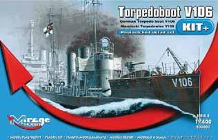 MOELE + AKCESORIA KIT PLUS KIT PLUS 900001 1/400 900001 seria 8 Torpedoboot