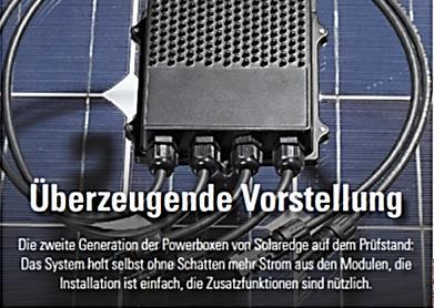 ) Przy częściowym zacienieniu: 30,6% więcej uzyskanej energii (zacienienie horyzontu) 9,7% więcej uzyskanej energii (słup) Bez częściowego zacienienia: 1,7% więcej uzyskanej energii energii w