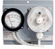 MONITORY FILTRÓW SV to monitor filtrów przeznaczony do monitorowania systemach monitorowania powietrza i gazów niepalnych. Monitor zawiera wskaźnik ciśnienia i presostat różnicowy powietrza.