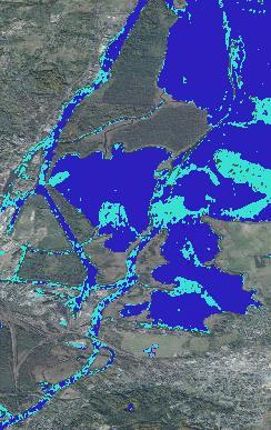 Sentinel-1) Zjawisko lodowe Woda Dąbie Lake