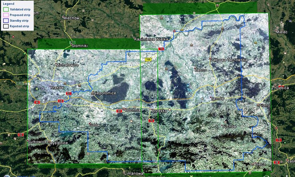 ORTOFOTOMAPA CYFROWA 1/3 województwa (4500km.