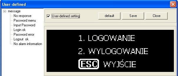 10. Hasła, zabezpieczenia inne ustawienia. SH-300 Config Aby nastawy ( rejestry ) mogły zmieniać tylko osoby uprawnione, należy żądać logowania się przez wprowadzanie prawidłowego hasła.