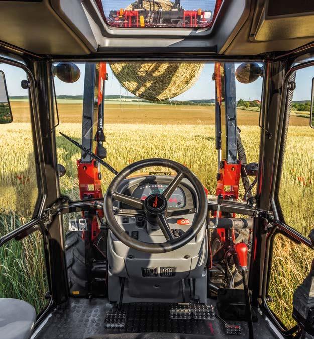 www.zetor.pl KABINA Przestrzeń i ergonomia Kabina jest wygodna i została zaprojektowana z naciskiem na praktyczność.