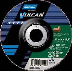 TARCZE DO PRZECINANIA I SZLIFOWANIA VULCAN BETON TYP 27 TYP 41 TYP 42 CECHY Odpowiednie betonu i kamienia Ostre ziarna węglika krzemu KORZYŚCI Szybkie i komfortowe cięcie i szlifowanie Dłuższa