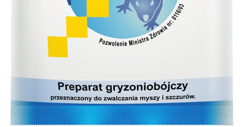 0,004% bromadiolone (antykoagulant) substancję hamującą rozkład gnilny martwych gryzoni silnie gorzką