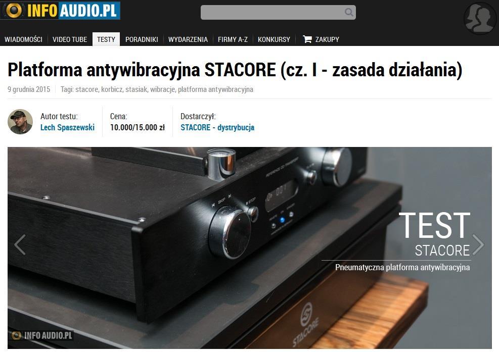 Przyzwyczailiśmy się do myślenia, że wibracje w audio - czymkolwiek one są - to głównie zło.