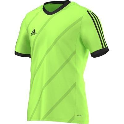 i) Koszulka treningowa firmy Adidas wykonana z materiału typu Poliester 100% z zastosowaniem systemu Climalite zapewniającego komfort podczas intensywnego treningu oraz kontrolę