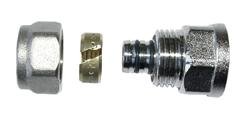 Dwuzłączka pex/pex 20 mm 20 mm 2 mm wkładka aluminiowa Wymiary B P L E F D 16,5 8,5 50,5 12 8 G3/4 15,00 Złączka gwint wewnętrzny PEX 20 wkładka aluminiowa Produkt Ścianka rury (mm) ALTH-200749