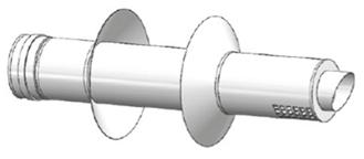 Pakiet kominowy podłączenie poziome ZASTOSOWANIE: koncentryczny system odprowadzania spalin ze stali szlachetnej dla urządzeń kondensacyjnych i turbo umożliwiający pracę niezależną od wentylacji
