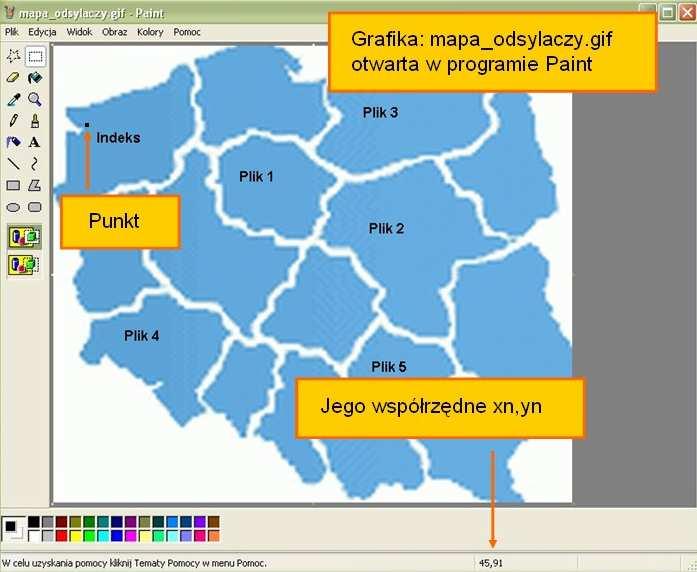 tekst alternatywny: 1. tekst zastępczy, kiedy nie wyświetla się obrazek Kształty na mapie mogą być róŝne i moŝe być ich więcej.