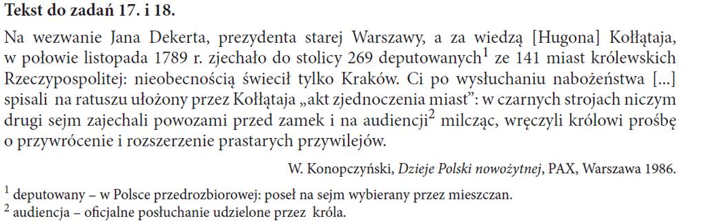 2) sytuuje w czasie obrady Sejmu Wielkiego oraz uchwalenie