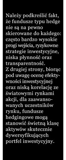 całego sektora. Firma Credit Suisse/Tremont publikuje zarówno łączny indeks funduszy Tabela 1 Charakterystyki stóp zwrotu Całkowita stopa zwrotu Średnia Odchylenie stand. Semiodchylenie stand. Wsp.