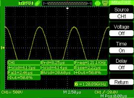 Typ parmetru FFR FFF LRR LRF LFR LFF Opis mierzonego parametru Czas między pierwszym brzegiem opadającym sygnału źródła 1, a pierwszym brzegiem narastającym źródła 2.
